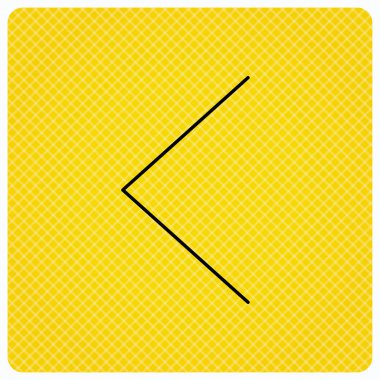 Sol ok simgesi. Önceki işaret.