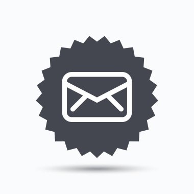 Zarf simgesi. İleti işaret gönder.