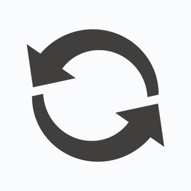 Update simgesi. Yenileme veya yineleme işareti.