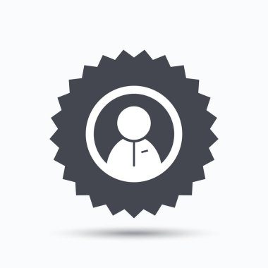 Kullanıcı simgesi. İnsan kişi işareti.