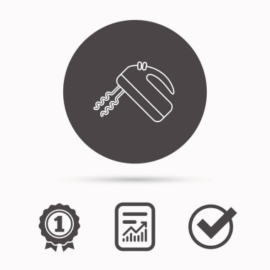 Blender simgesi. Mikser işareti.