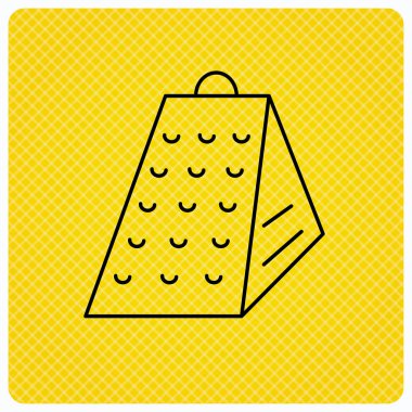 Rende simgesi. Mutfak aracı işareti.