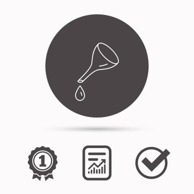 Petrol servis Simge Değiştir. Damla işaretiyle yakıt olabilir.