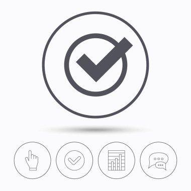 Kene simgesi. Bakın veya işareti onaylamak.