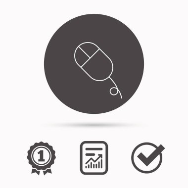 Bilgisayar fare simgesi. PC kontrol aygıtı işareti.