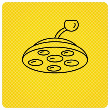 Cerrahi lamba simgesi. Cerrah ışık işareti.