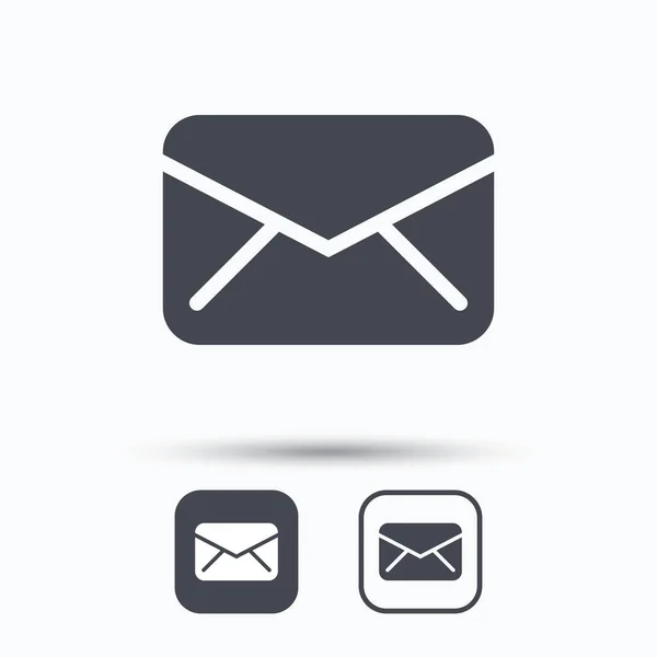 Icône d'enveloppe. Envoyer un message signe . — Image vectorielle