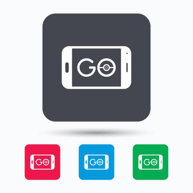 Smartphone aygıt simgesi. Sembol gitmek.