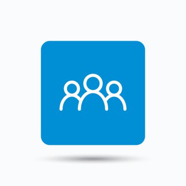 İnsanlar simgesi. Grup insanlar işareti.