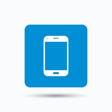 Akıllı telefon simgesi. Cep telefonu iletişim.