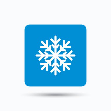 Kar tanesi simgesi. Klima işareti.