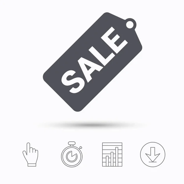 Sale coupon icon. Special offer tag sign. — Stock Vector