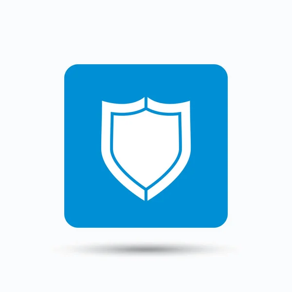 Pajzs védelem ikon. Védelmi berendezések jele. — Stock Vector