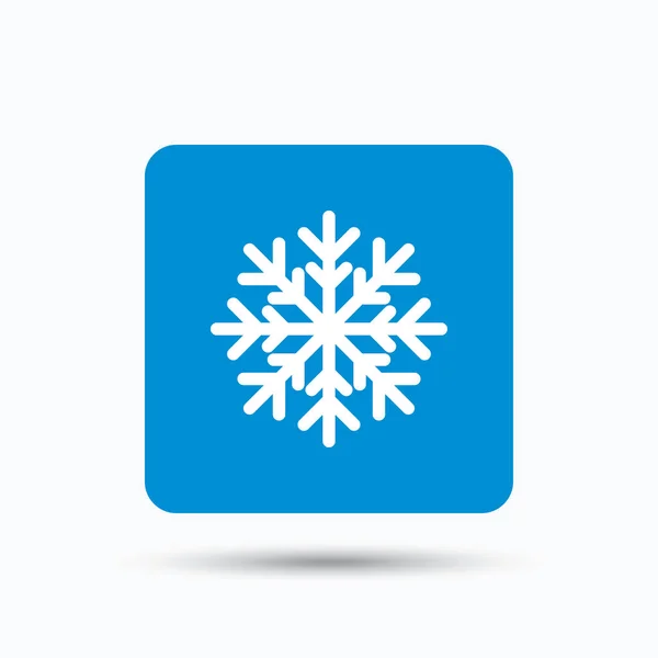 Icono del copo de nieve. Señal de aire acondicionado . — Vector de stock