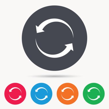 Update simgesi. Yenileme veya yineleme işareti.