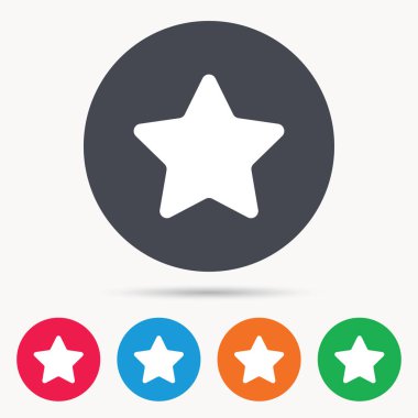 Yıldız simgesi. Sık kullanılan veya en iyi işareti.