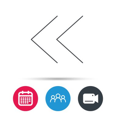 Geri ok simgesi. Önceki işaret.