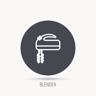 Blender simgesi. Mikser işareti.