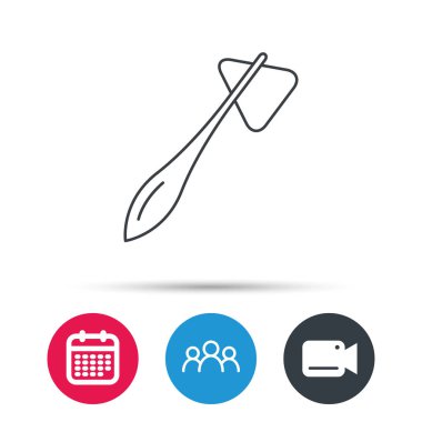 Refleks çekici simgesi. Doktor tıbbi donatımı.