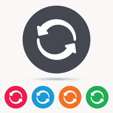 Update simgesi. Yenileme veya yineleme işareti.