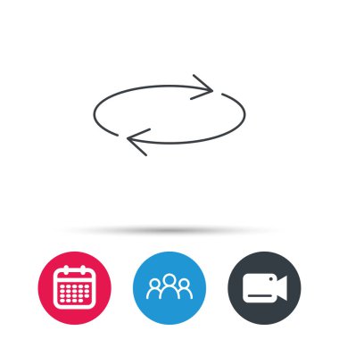 Simge yineleyin. Tam dönüş işareti.