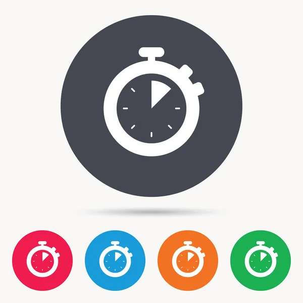 Időmérő ikon. Időzítő vagy óra eszköz jele. — Stock Vector