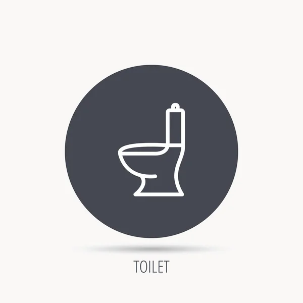 トイレのアイコン。公共トイレ サイン. — ストックベクタ