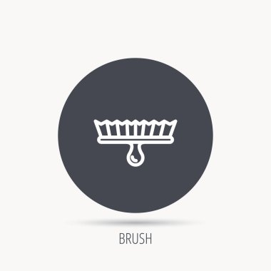 Fırça simgesi. Boya Fırçası aracı işareti.