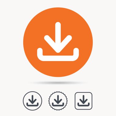 Simgesini indirin. Internet veri işareti yüklemek.