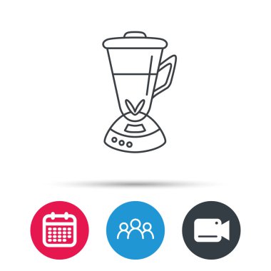 Mikser simgesi. Blender işareti.