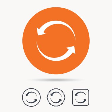 Update simgesi. Yenileme veya yineleme işareti.