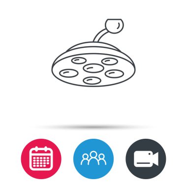 Cerrahi lamba simgesi. Cerrah ışık işareti.