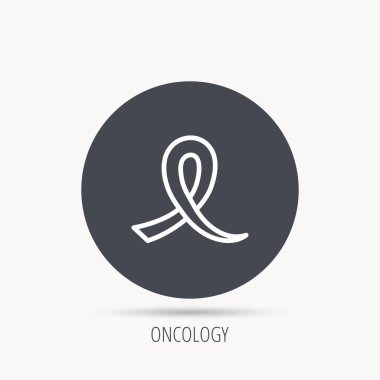 Farkındalık şerit simgesi. Onkoloji işareti.