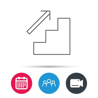 Yukarı simgesi. Yön ok işareti.