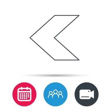 Geri ok simgesi. Önceki işaret.