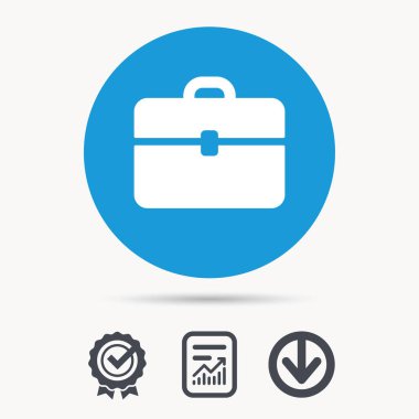 Evrak Çantası'nı simgesi. Diplomat çanta işareti.