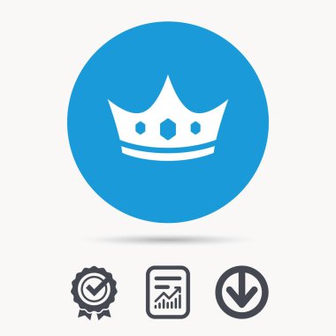 Taç simgesi. Kraliyet tahtının lideri işareti.