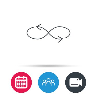 Shuffle simgesi. Karışık ok işareti.