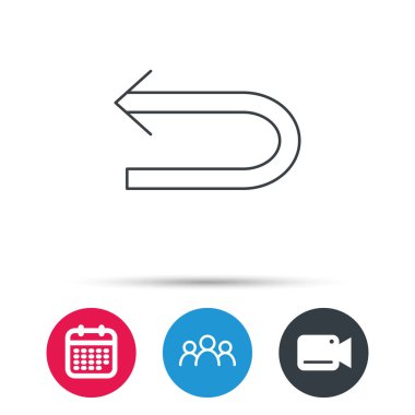 Geri ok simgesi. Önceki işaret.