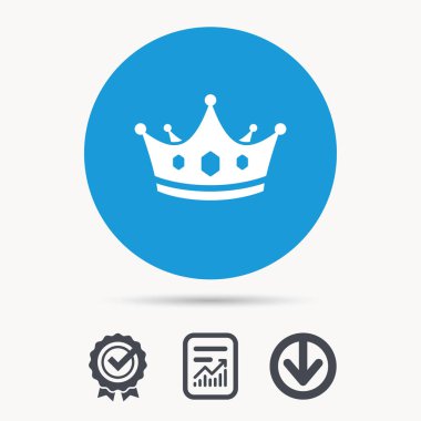 Taç simgesi. Kraliyet tahtının lideri işareti.