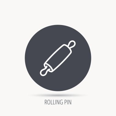 Yuvarlanan iğne simgesi. Mutfak fırıncısı burcu.