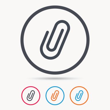 Ek simgesini. Ataş işareti.