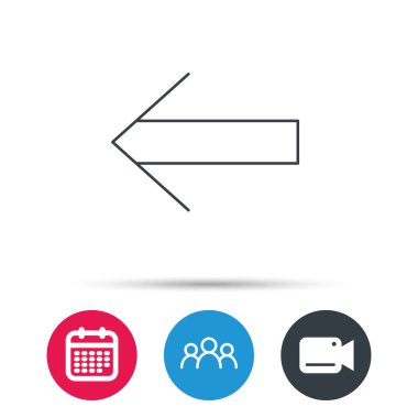 Geri ok simgesi. Önceki işaret.