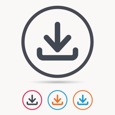 Simgesini indirin. Internet veri işareti yüklemek.