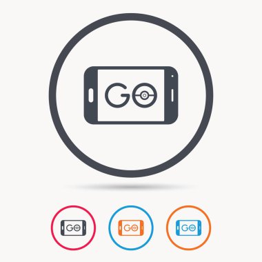 Smartphone aygıt simgesi. Sembol gitmek.