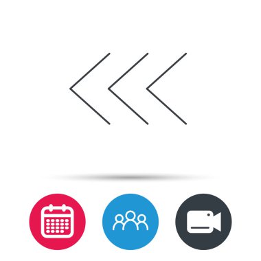 Sol ok simgesi. Önceki işaret.