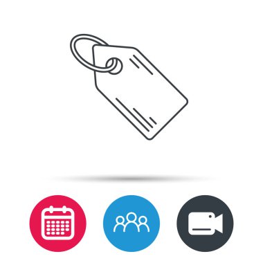 Fiyat etiketi simgesi. Etiket işareti indirim.