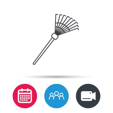 Komisyon simgesi. Bahçe ekipman işareti.