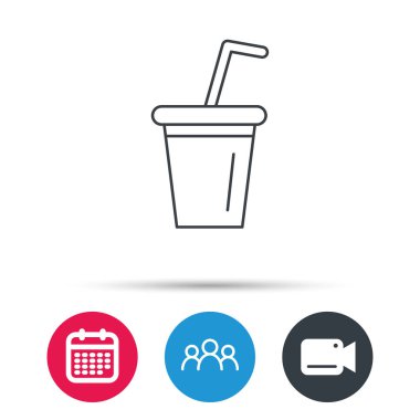 Meşrubat simgesi. Soda işareti.