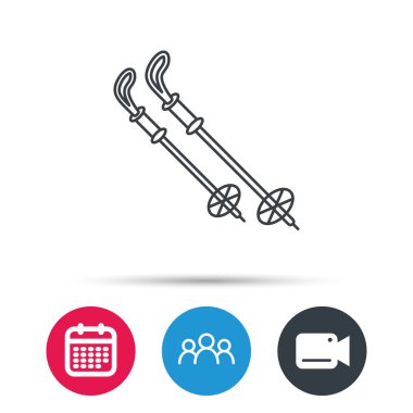 Kayak simgesi. Kayak sopaları veya Polonyalılar işareti.